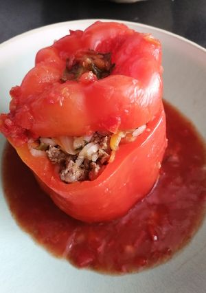 Una foto de Pimentón relleno