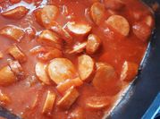 Une photo de rougail saucisse mijoteuse