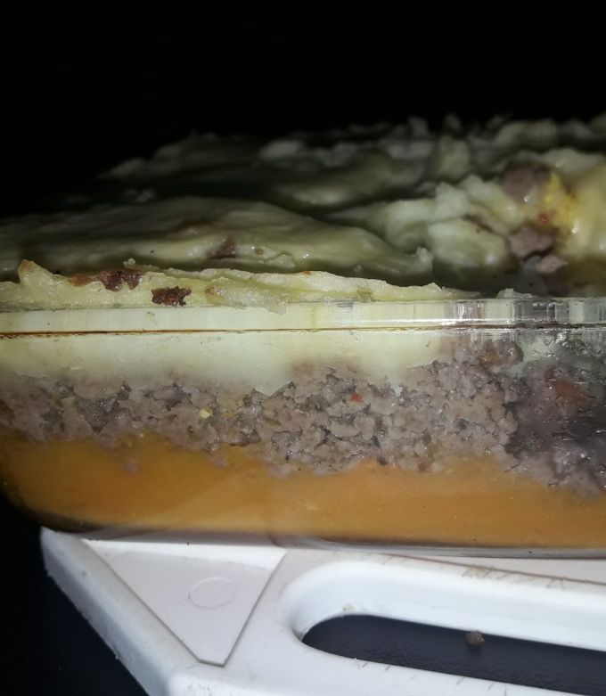 Una foto de Pastel Tricolor