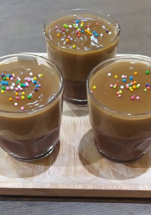 عکسی از دستور دسر دو رنگ