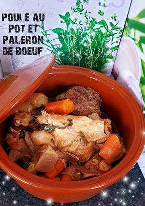 Une photo de Poule au pot et paleron de boeuf😋