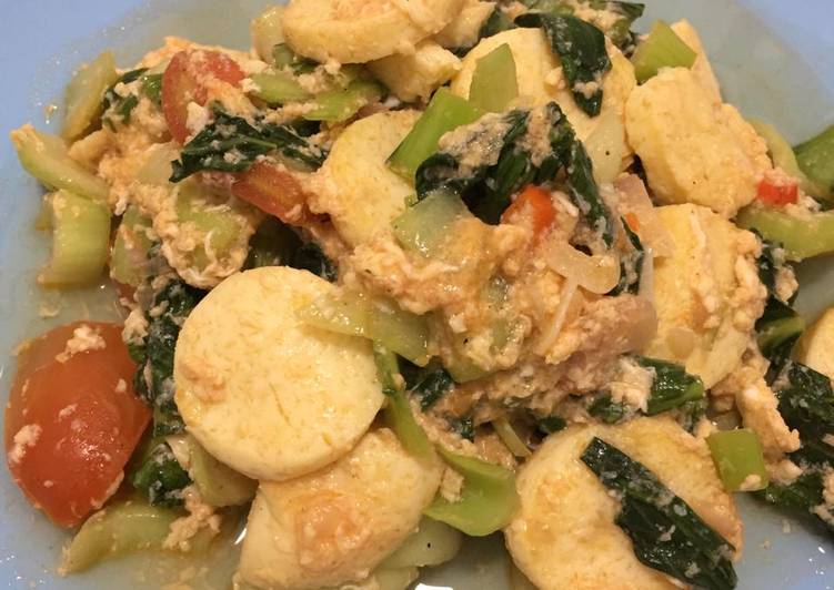 Pokcoy Tofu Telur