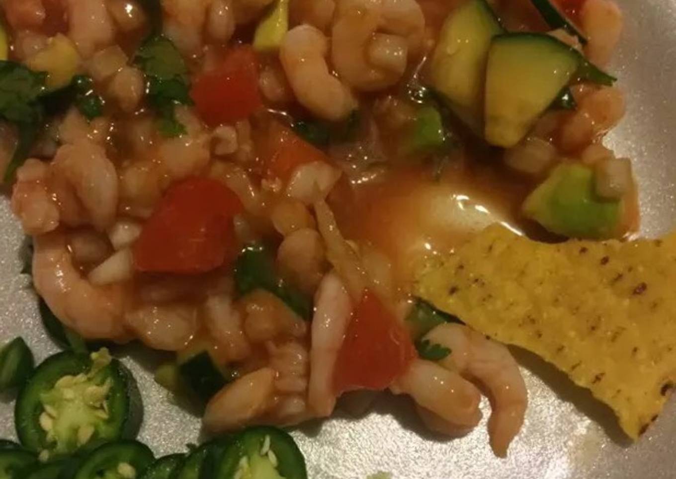 Ceviche de camarón