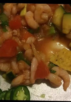 Una foto de Ceviche de camarón