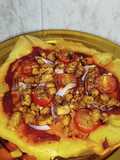 ⭐Mini "pizza" de harina de garbanzo en airfryer⭐