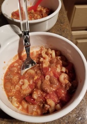 A picture of Chili Mac.
