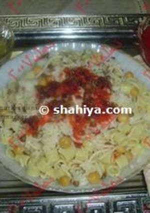صورة لوصفة الكشري