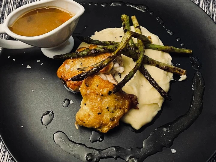 Easy Way Prepare Chicken and Mash the So Delicious Tasty