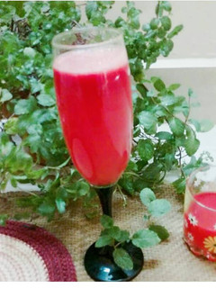 A picture of Watermelon and Coconut Mocktail.