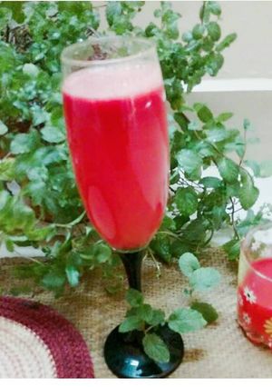 A picture of Watermelon and Coconut Mocktail.