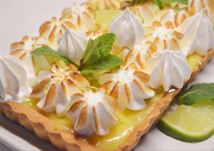 Tarte au citron Mojito