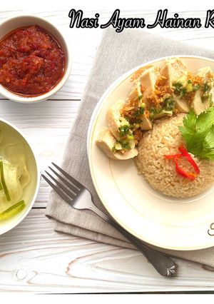 Foto resep 🥘Nasi Ayam Hainan Rice Cooker Singapura Chef Devina Hermawan