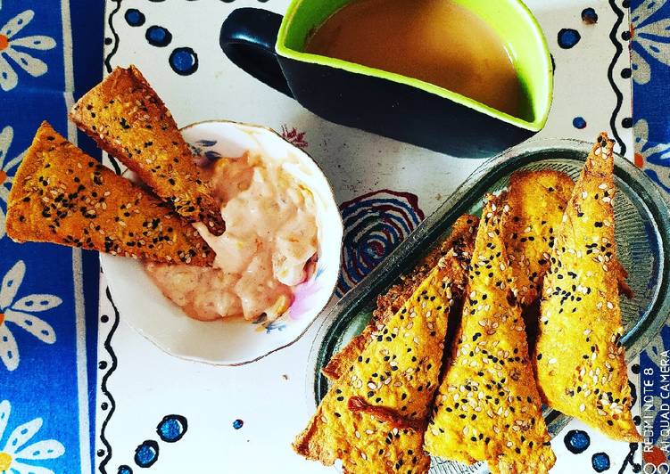 5 Easy Dinner Whole wheat and bottle gourd lavash