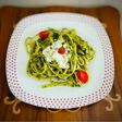 فتوچینی با آووکادو 🍝 (پاستای آووکادو رژیمی)