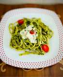 فتوچینی با آووکادو 🍝 (پاستای آووکادو رژیمی)