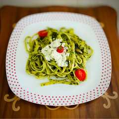فتوچینی با آووکادو 🍝 (پاستای آووکادو رژیمی)-レシピのメイン写真