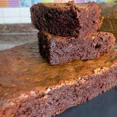 A picture of Brownie de chocolate 🍫.