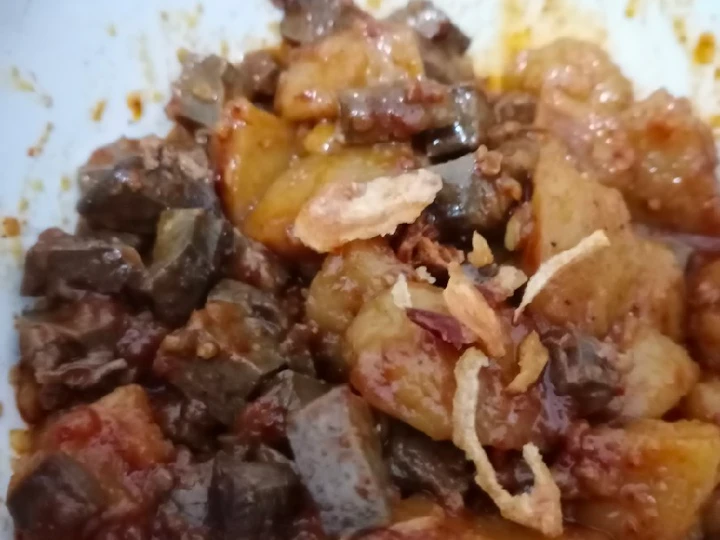 Cara Mudah Membuat Resep Balado hati sapi dan bakso simple Anti Ribet, Sempurna