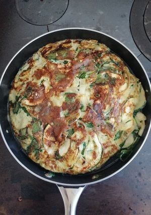 Una foto de Tortilla de verduras