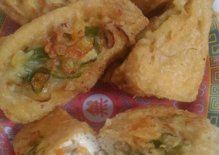 Tahu brontak sayur