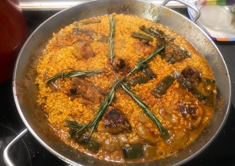 Paella semi valenciana
