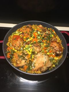 Una foto de Arroz con Pollo Horneado