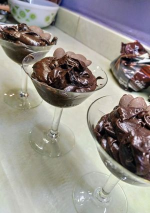 Una foto de Mousse de Chocolate