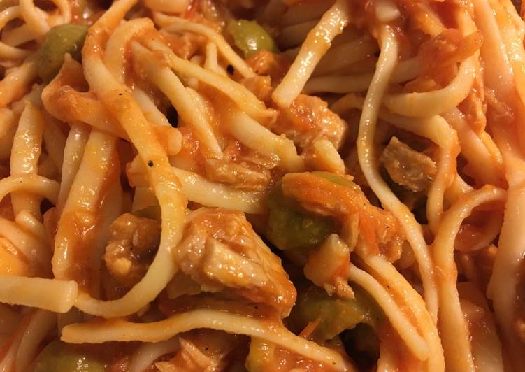 Pâtes au thon et olives ????