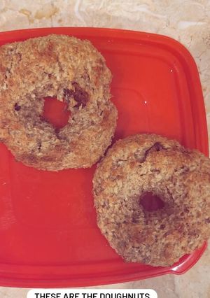 A picture of Baked donuts.