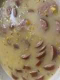 SAUSAGE, POTATO, AND CORN CHOWDER