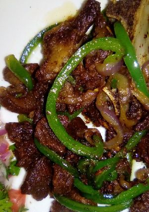 A picture of Dry fry beef.