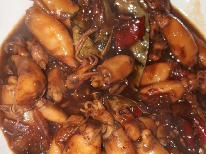 Langkah Gampang Membikin Resep  Cumi asin kecap manis pedas yang Lezat, Bikin Ketagihan
