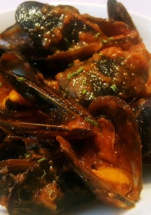 Foto principal de Mejillones con salsa de tomate
