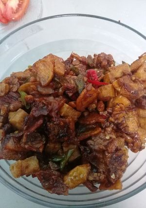 Foto resep Tempe tahu kentang di kecapin