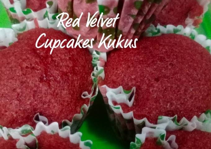 #075 Red Velvet Cupcakes Kukus