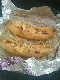 Una foto de Plátano relleno
