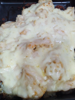 Una foto de Coliflor Con bechamel y queso gratinado