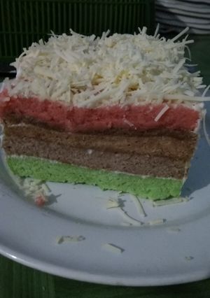 Foto resep Rainbow cake warna seadanya #5resepterbaruku