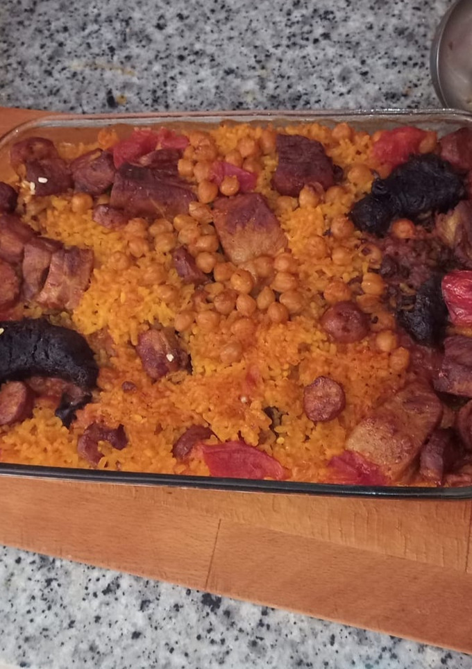 Una foto de Arroz al horno