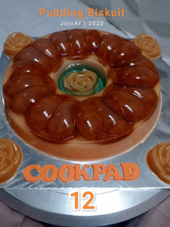 Foto resep Pudding biskuit