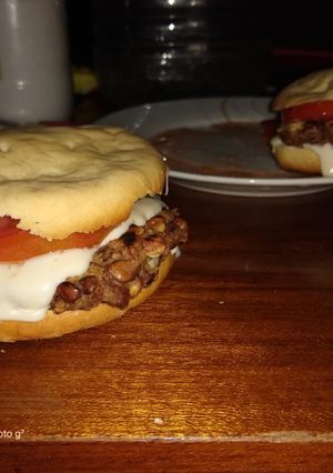 Una foto de Hamburguesa de lenteja
