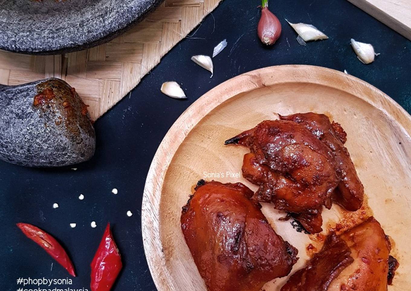 Ayam panggang dalam rendaman dengan kerucut #phobbylinimohd # part21