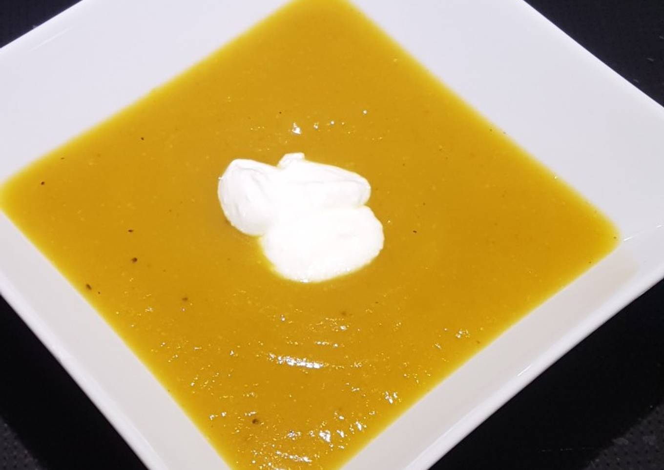 Crema de calabaza