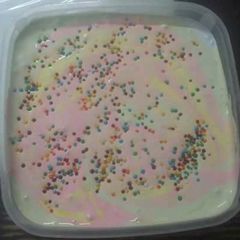 A picture of Colourful thandai ice cream.