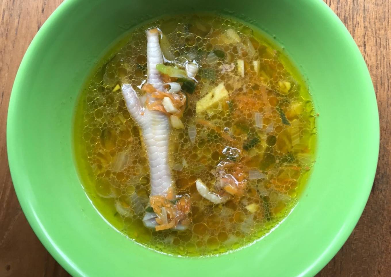 MPASI 17 Bulan<br />Sup Bening Ceker Ayam, Ati Ayam & Wortel