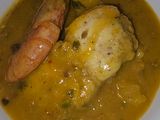 Guiso de rape con patatas y alioli de azafrán