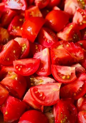 عکسی از دستور ترشی گوجه