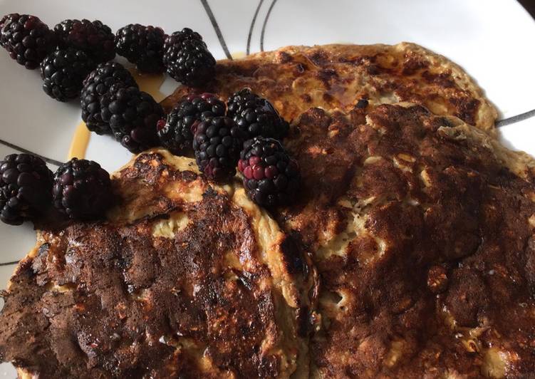 Easiest Way to Make Super Quick Homemade Banana egg oat pancake