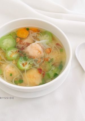 Foto resep Sup Soun Bola2 Udang