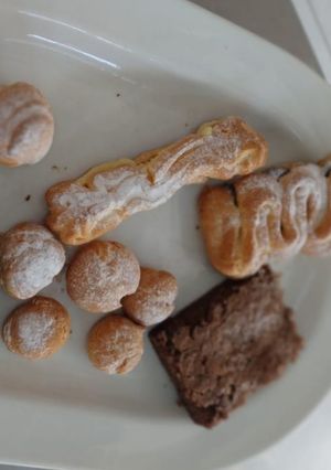 Una foto de Profiteroles